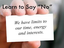 Learn To Say No