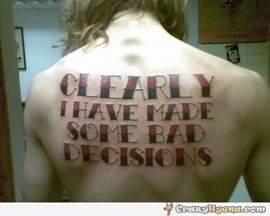 Clearly Bad Decisions